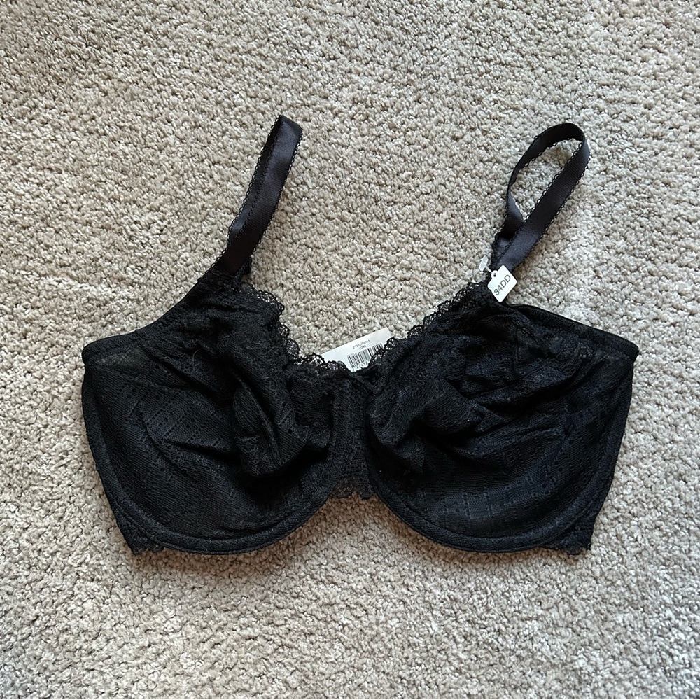 GAP Black Lace Underwire Bra